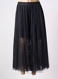 Jupe longue coupe fluide noir IMPERIAL femme