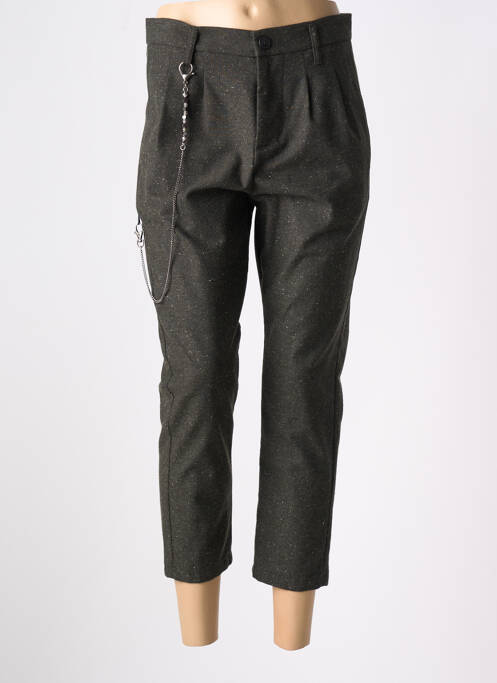 Pantalon 7/8 coupe cigarette taille normale vert IMPERIAL femme