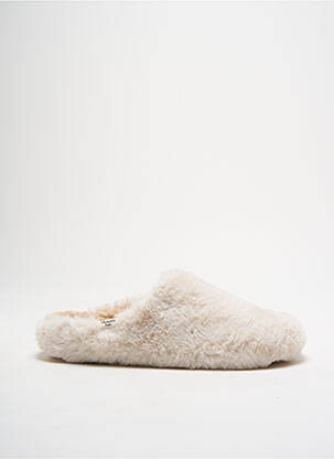 Chaussons/Pantoufles beige VICTORIA pour femme