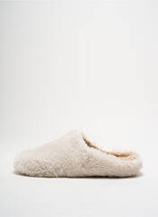 Chaussons/Pantoufles beige VICTORIA pour femme seconde vue