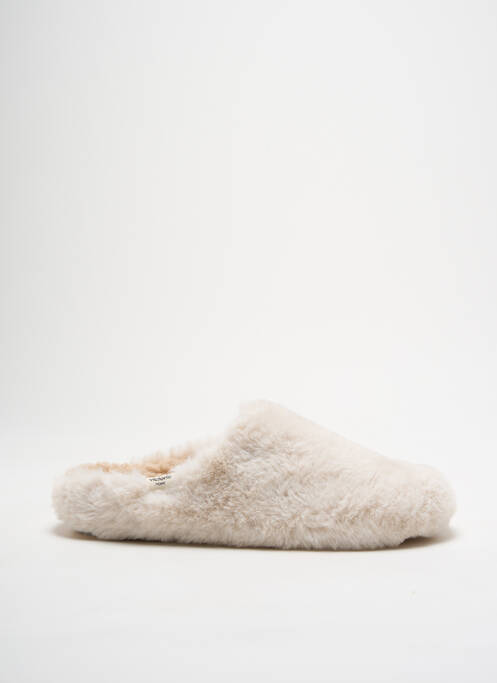 Chaussons/Pantoufles beige VICTORIA pour femme