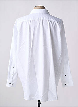 Chemise manches longues manches longues blanc SEIDEN STICKER homme