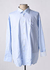 Chemise manches longues bleu SEIDEN STICKER pour homme seconde vue
