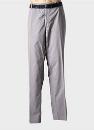 Pantalon chino tissage popeline taille normale gris LUIGI MORINI homme