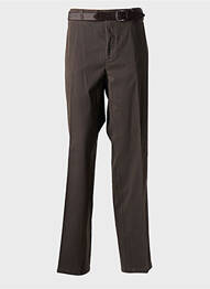 Pantalon chino tissage popeline taille normale marron EMYLE homme