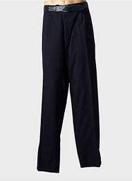 Pantalon chino stretch taille normale bleu LUIGI MORINI homme