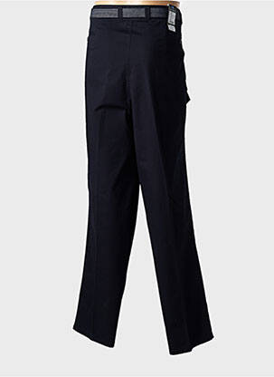 Pantalon chino stretch taille normale bleu LUIGI MORINI homme