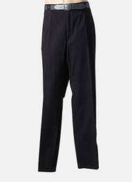 Pantalon droit stretch taille basse bleu LUIGI MORINI homme