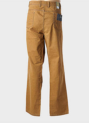 Pantalon slim tissage velours taille normale jaune PIONIER homme