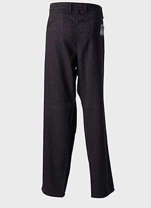 Pantalon slim tissage chiné taille normale noir PIONIER homme