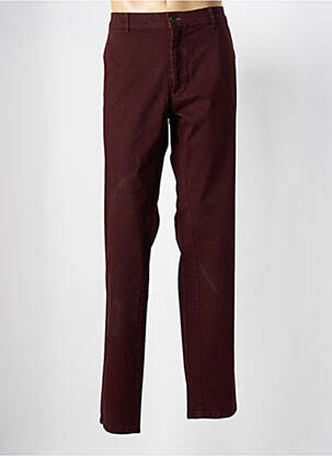 Pantalon slim stretch taille normale rouge LUIGI MORINI homme