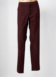 Pantalon slim stretch taille normale rouge LUIGI MORINI homme