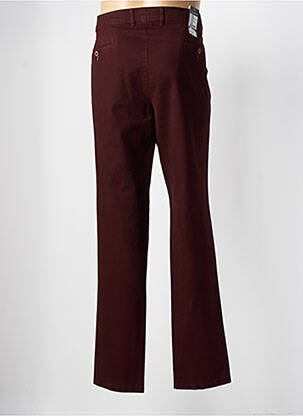 Pantalon slim stretch taille normale rouge LUIGI MORINI homme