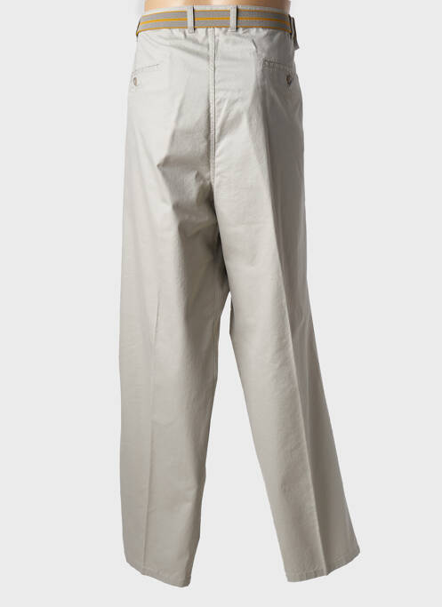 Pantalon droit beige PIONIER pour homme