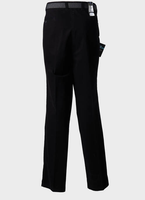 Pantalon droit noir LUIGI MORINI pour homme