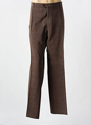 Pantalon droit coupe droite marron NINO LORETTI homme