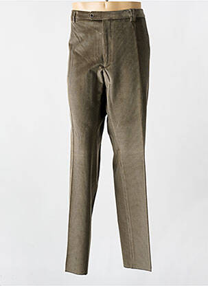 Pantalon droit coupe droite beige NINO LORETTI homme