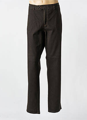 Pantalon droit coupe droite marron EMYLE homme