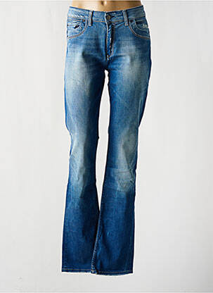 Jeans coupe droite stretch taille normale bleu MC LEM femme