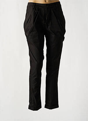 Pantalon slim taille haute taille haute noir TOXIK3 femme