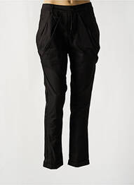 Pantalon slim tissage popeline taille haute noir TOXIK3 femme