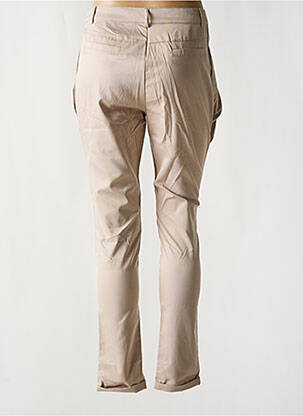 Pantalon slim taille haute taille haute beige TOXIK3 femme