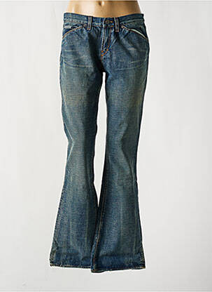 Jean coupe flare taille basse taille basse bleu fonce CALVIN KLEIN femme