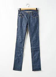 Jeans coupe slim tissage brut taille basse bleu TARK'1 femme