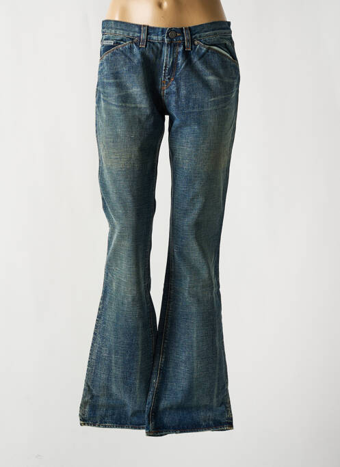 Jean coupe flare taille basse taille basse bleu fonce CALVIN KLEIN femme