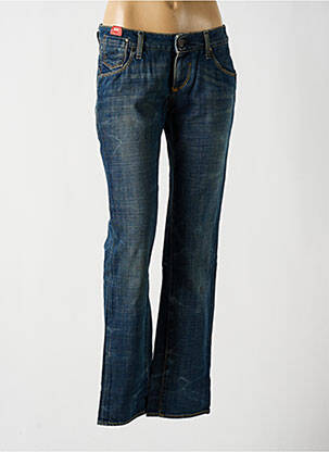 Jeans coupe droite taille basse taille basse bleu MISS SIXTY femme