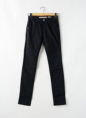 Pantalon slim tissage popeline taille normale noir MISS SIXTY femme