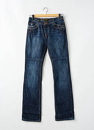 Jeans coupe droite taille normale taille normale bleu RWD femme