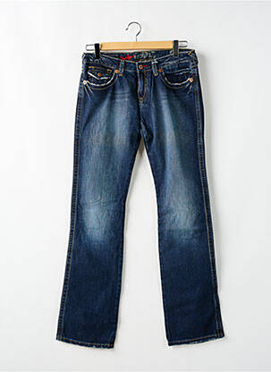 Jeans bootcut poches taille basse bleu RWD femme