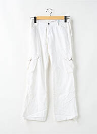 Pantalon flare taille basse taille basse blanc RWD femme