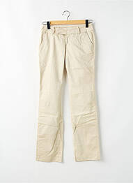 Pantalon chino taille basse taille basse beige SALSA femme