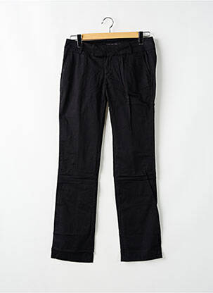 Pantalon chino taille basse taille basse noir SALSA femme