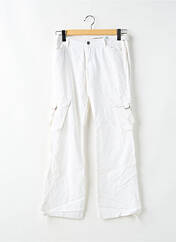 Pantalon flare blanc RWD pour femme seconde vue