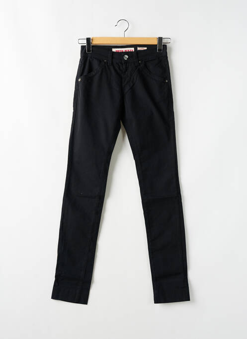 Pantalon slim tissage popeline taille normale noir MISS SIXTY femme