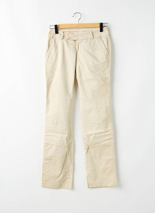 Pantalon chino taille basse taille basse beige SALSA femme