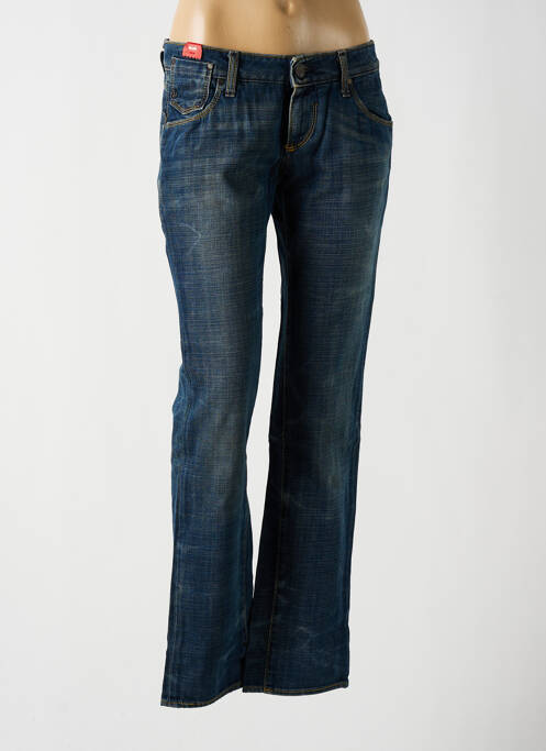 Jeans coupe droite bleu MISS SIXTY pour femme