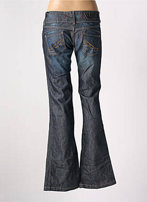 Jean coupe flare stretch taille basse bleu DDP femme