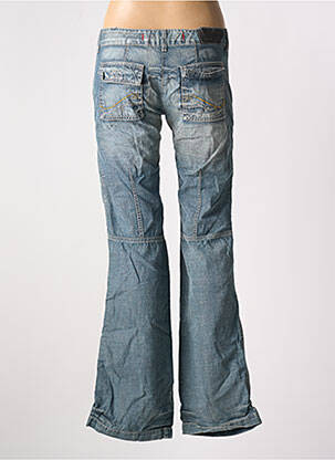 Jean coupe flare stretch taille basse bleu DDP femme