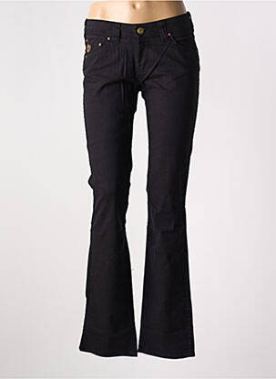 Jeans bootcut poches taille basse noir LOIS femme