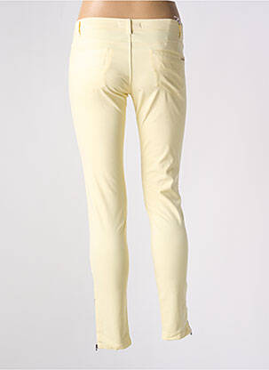 Jeans skinny stretch taille basse jaune SUD EXPRESS femme