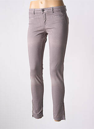 Jeans skinny stretch taille basse gris SUD EXPRESS femme