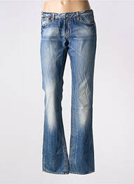 Jeans coupe droite taille basse taille basse bleu LE TEMPS DES CERISES femme