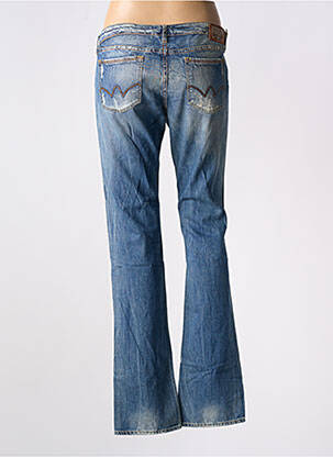 Jeans coupe droite stretch taille basse bleu LE TEMPS DES CERISES femme