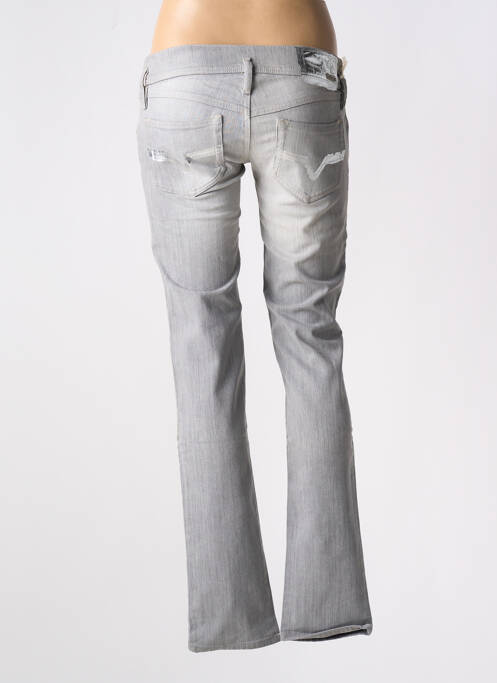 Jeans coupe slim gris DIESEL pour femme