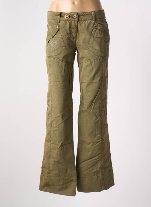 Pantalon flare vert DDP pour femme