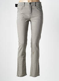 Jeans coupe slim stretch taille normale gris CHEAP MONDAY femme